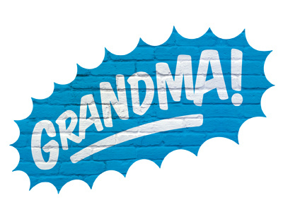 Grandma! blue bricks burst carlos vigil grandma srd super rad super rad design texture vector