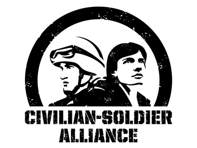 Civilian Soldier Alliance / full title logo