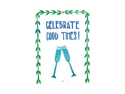 Celebrate Good Times | Foreignspell artwork block printing children book illustration design fine art hand lettering illustration stationery design typography