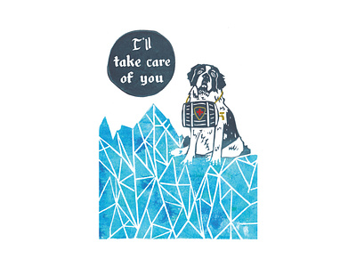 I'll Take Care Of You | Foreignspell artwork block printing children book illustration design fine art hand lettering illustration stationery design typography