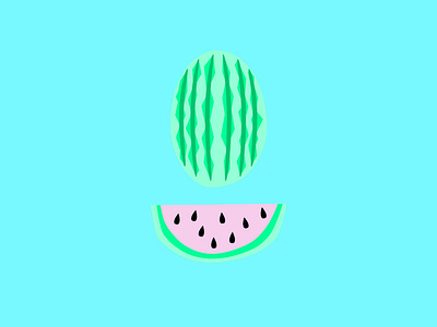 Watermelon Cutie artwork children book illustration design fruit illustration vector