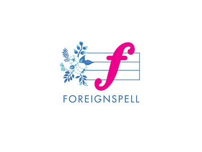 Foreignspell Logo branding color color palette design icon illustration logo logo design typography vector