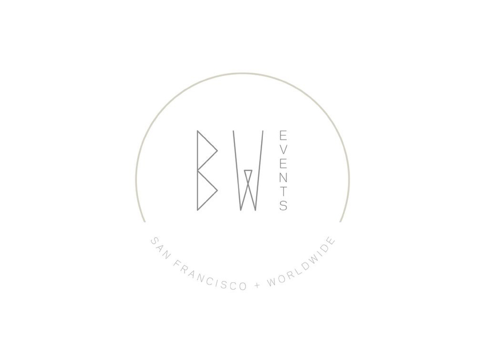 BW Events Logo by Niki Baker on Dribbble