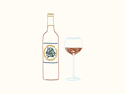 Boundless Wine Illustration