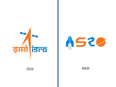 ISRO rebranding brand branding isro logo mongram wordmark