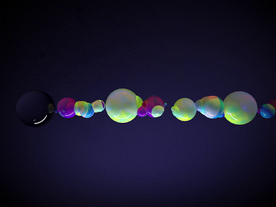 CG Bubble Abstract Animation 3d 3d animation 3d art abstract animation cinema4d