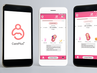 Pregnancy App app design product design ui ux uxdesign uxr uxresearch