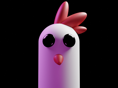 Henko hen 3d model