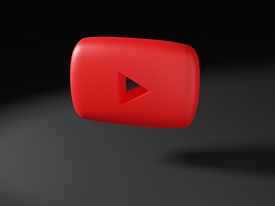 YouTube logo 3d 3d logo youtube