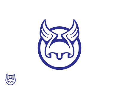 Hermes logo3 blue helmet hermes icon illustrator logo vector