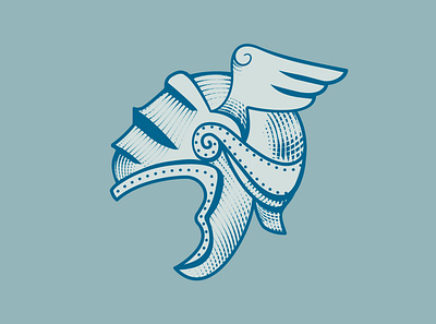 Hermes hat adobe illustrator drawing exploraton helmet hermes illustrator logo vector