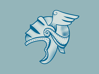 hermes winged hat drawing