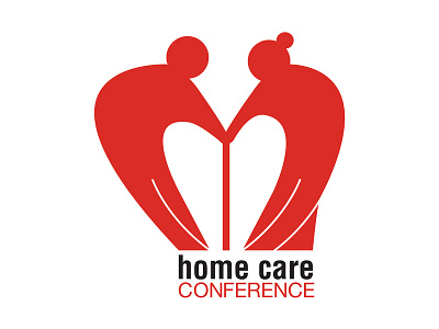 Home Care logo care conference hand heart homecare logo oldpeople red