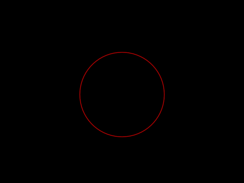 Krug c4d circle red twisting yellow