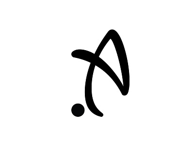 AJ monogram aj blackandwhite branding experimental illustrator initialls lettering logo vector