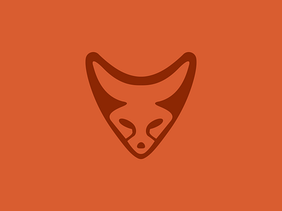 Fennec fox branding cute design drawing fox icon illustration illustrator logo orange vector
