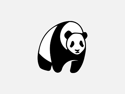 Panda rebound icon panda simple