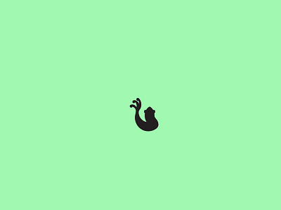 SmallBlackFrog frog green icon small