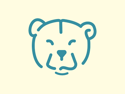 Bear adobeillustrator bear blue cute drawing icon illustrator logo polar polarbear simple vector