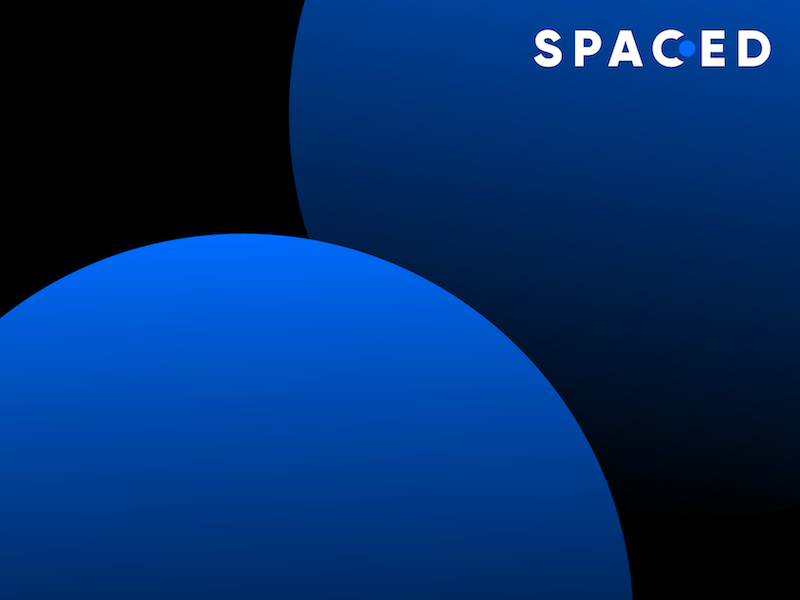 SPACED branding (1/2) planet astronaut space challenge branding spaced spacedchallenge