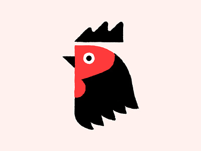 Rooster brush brushes chicken chicken illustration design dry brush graphic illustration rooster rooster illustration texture textures