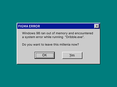 Windows 98 in Figma