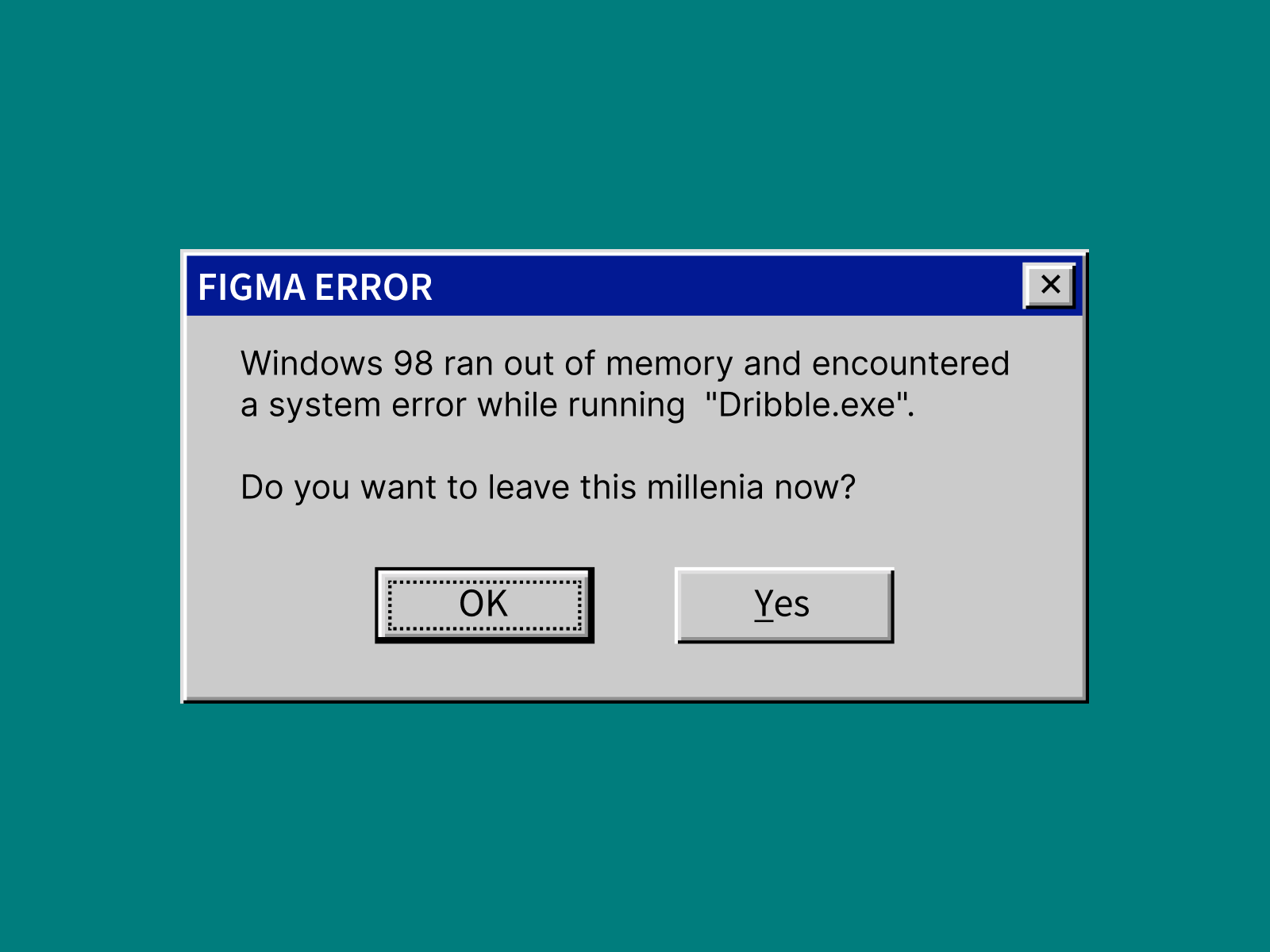 Windows 98 In Figma By Damian On Dribbble