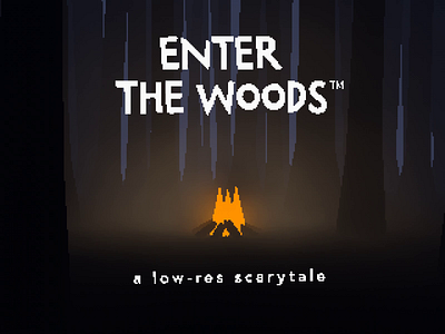 Motion 16 – Enter the Woods animation c4d cinema4d low poly low res maxon mograph motiondesign title card