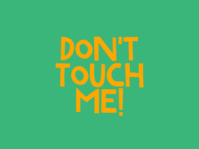 Don't touch me! 2d animation animation c4d cinema4d mograph motiongraphics