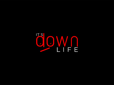 down life branding design down downdesign downlife graphic design illustration life logo logo and branding logodesign minimal