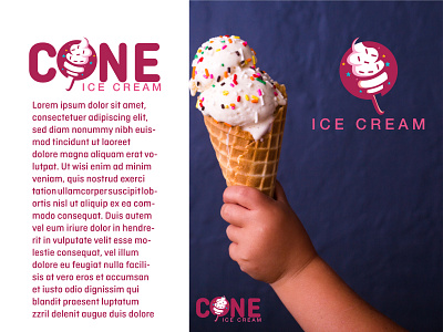 cone ice cream  logo