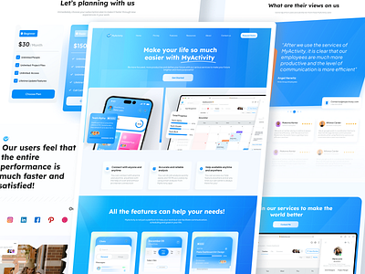 MyActivity - Management Landing Page ✨