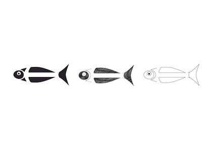 Fish icon logos minimalistic t shirt