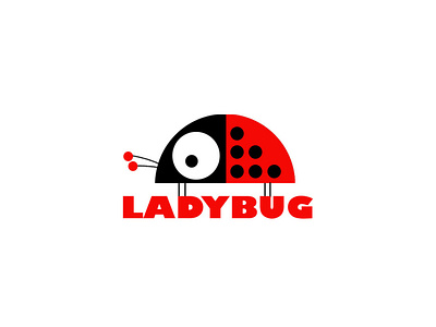 Ladybug Illustration design icon illustration logo vector