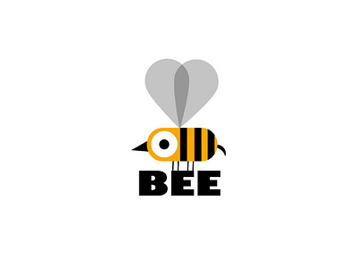 Bee Illustration design icon illustration logo vector