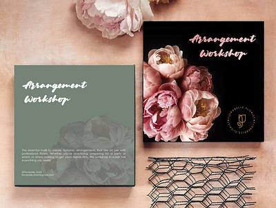 Arrangement workshop invitation card design adobe branding branding design design designer graphicdesign illustrator invitation card design logo photoshop
