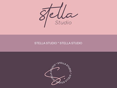 Stella Studio Branding branding branding design design designer graphic design graphicdesign logo photoshop typography