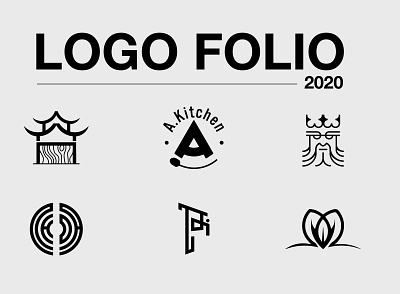 LOGO FOLIO 2020 badiing branding design graphic graphic design logo logo design logo maker logo mark logomark logotype vector