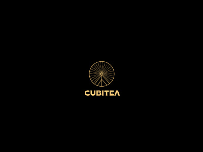 CUBITEA badiing branding design graphic graphic design idea logo logo design logo milktea logos