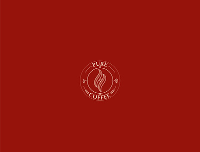 H pure coffee badiing branding design graphic graphic design idea logo logo design