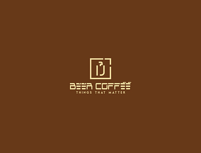 u beer coffee badiing branding design graphic graphic design idea logo logo design