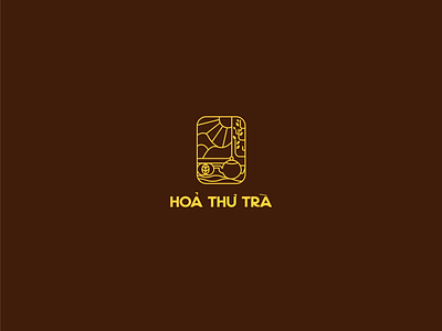 Hoa thu tra badiing branding design graphic graphic design idea illustration logo logo design