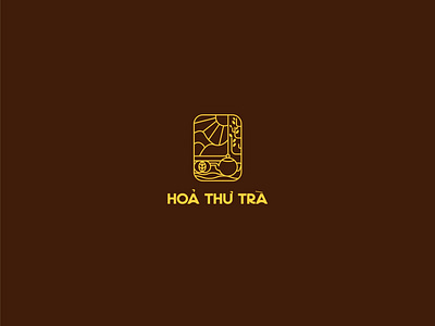 Hoa thu tra badiing branding design graphic graphic design idea illustration logo logo design