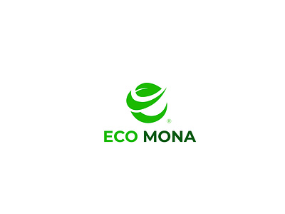 ECO MONA badiing branding design graphic graphic design idea illustration logo logo design
