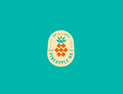 PINEAPPLE NA - lOGO -BRANDING badiing branding design graphic graphic design idea illustration logo logo design