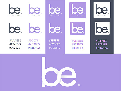 Be technology design firm graphic guide logo style