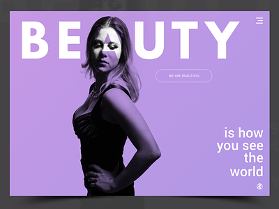 Beauty in the World design graphic motivation sport text typography ui ux web widget