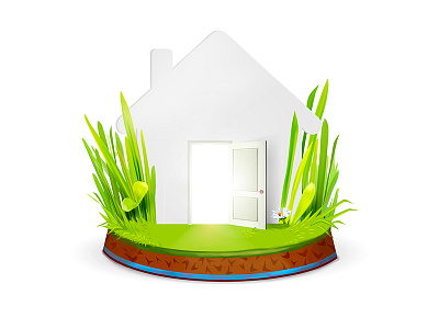 Eco House concept eco ecology house icon logo smart home vector