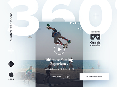 360° videos app. 360 android app cardboard curated videos vr