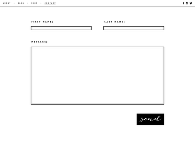 WEB DESIGN - Contact Form